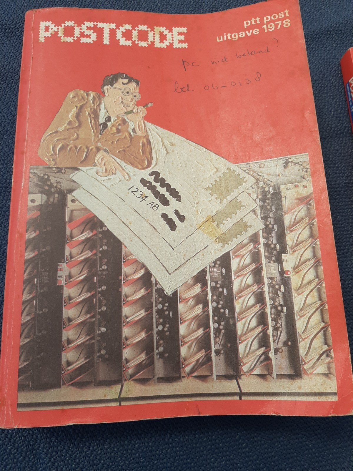Postcodeboek PTT Post uitgave 1978 met aanvulling 1992, Boeken, Ophalen of Verzenden, Gelezen