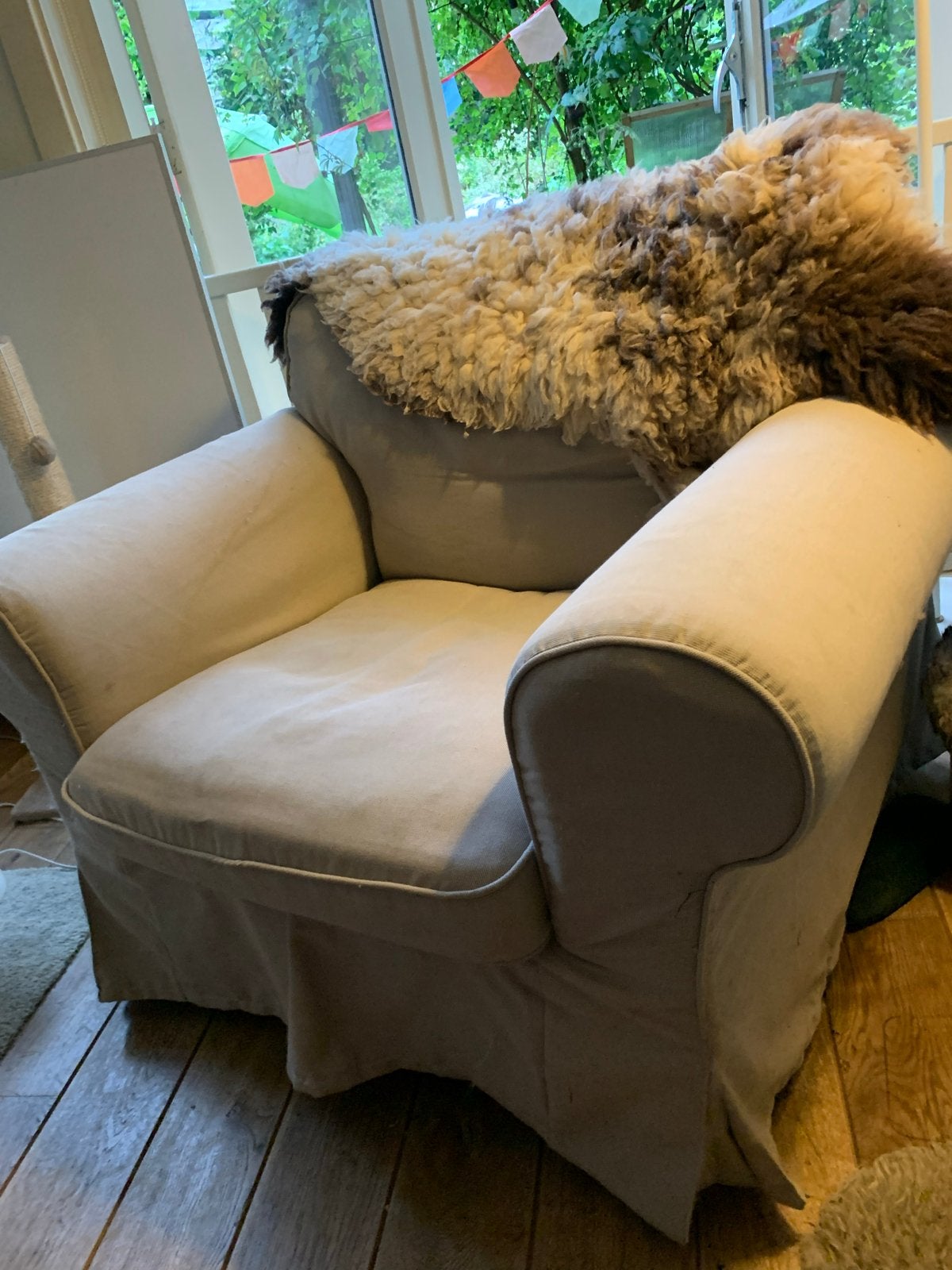 Comfortabele ikea ektorp fauteuil in prima conditie, Ophalen, Gebruikt, Overige kleuren, Eén