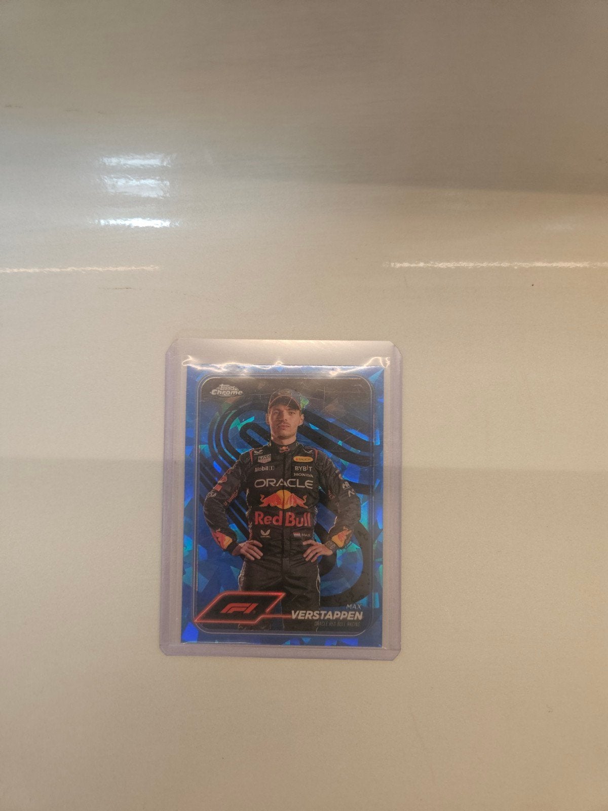 1 max verstappen topps chrome sapphire f1 2024 portrait, Ophalen of Verzenden, Nieuw, Plaatje