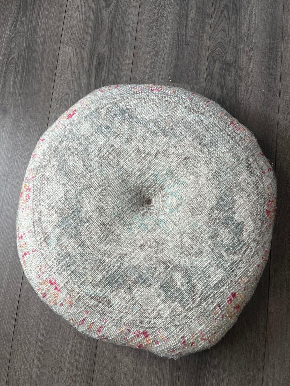Kussen/ lage poef Bloomingville, Ophalen, Zo goed als nieuw, Rond, 50 tot 75 cm