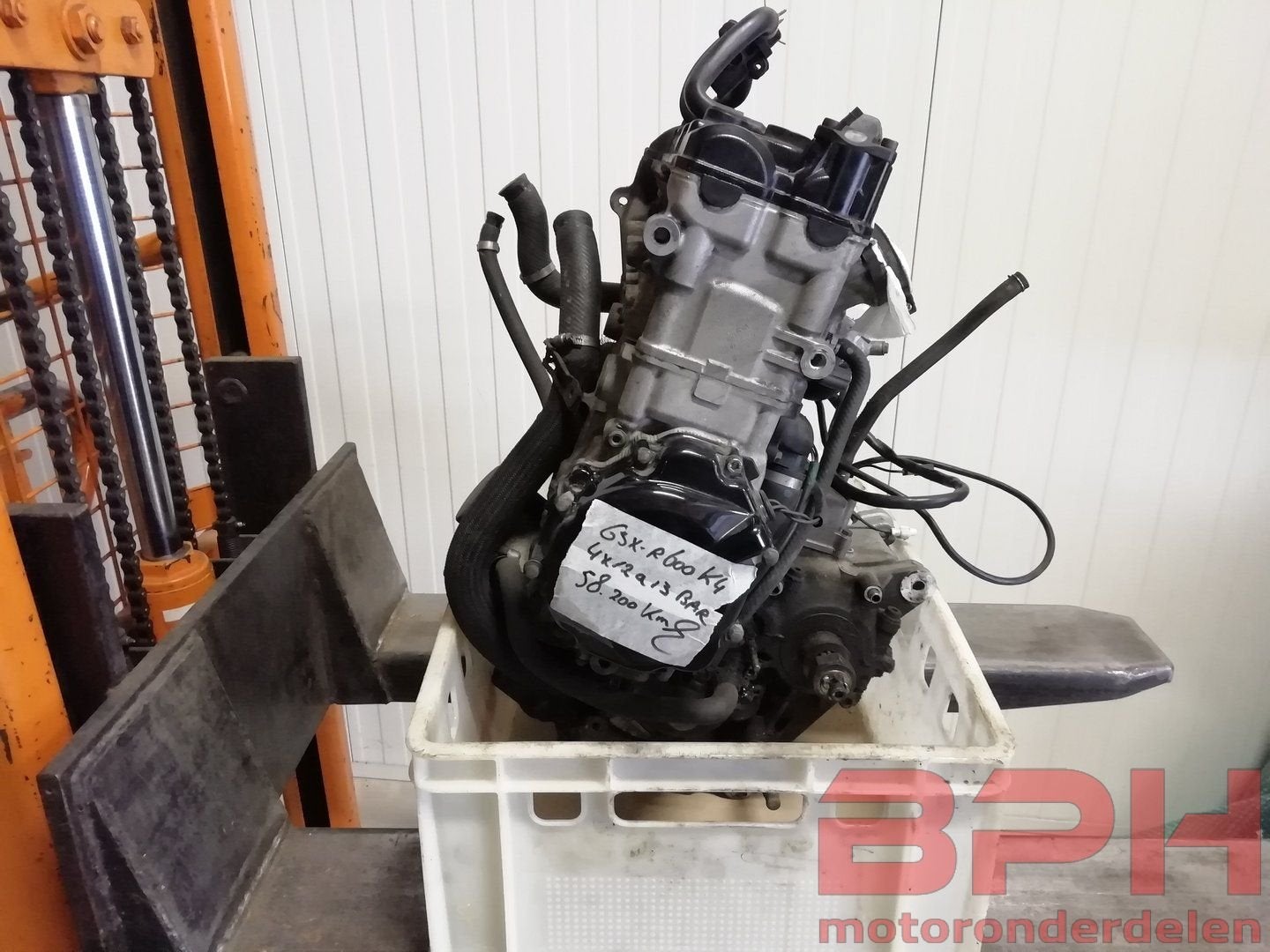 Motorblok Suzuki GSX-R 600 K4 - K5 2004 t/m 2005 engine GSXR, Ophalen, Gebruikt, -, -