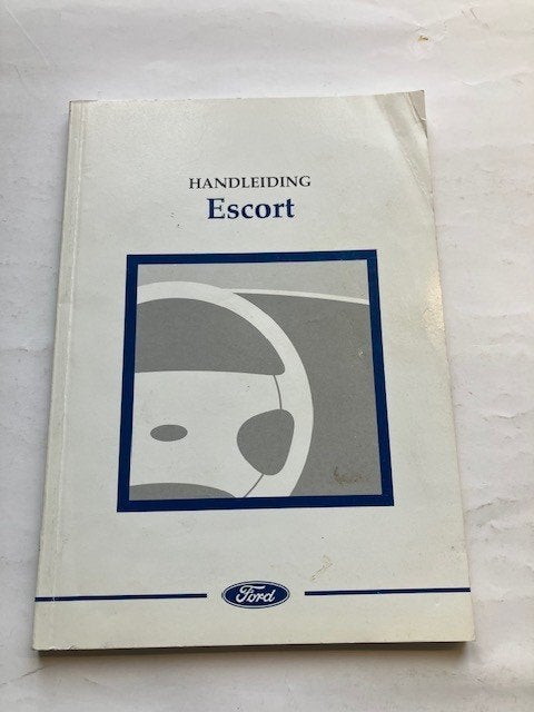Ford Escort Handleiding - Origineel Boekje  1998  NL, Ophalen of Verzenden