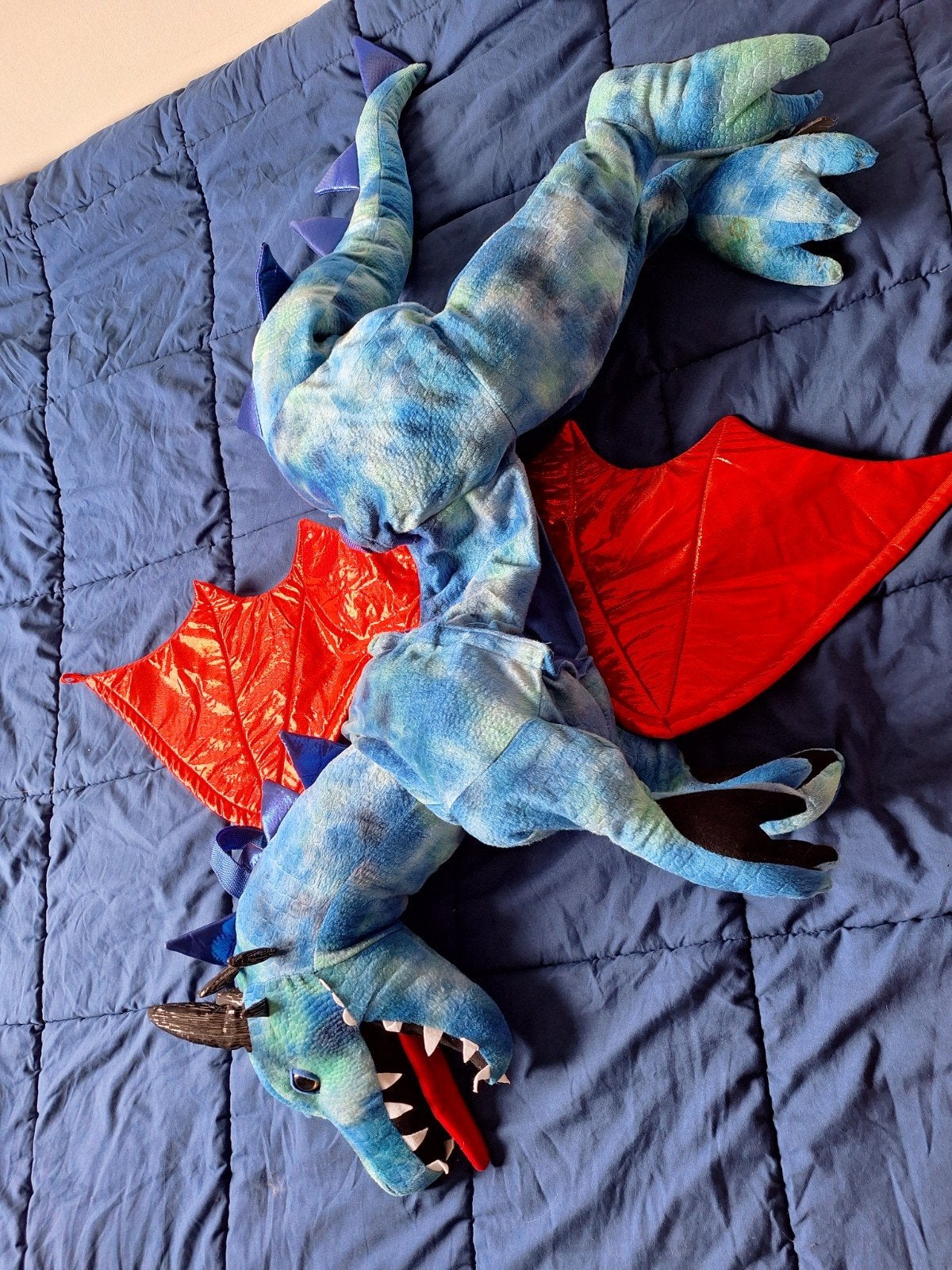 Drakenpak voor kinderen - Ride-on draak, Ophalen of Verzenden, Zo goed als nieuw, 122 t/m 128, Jongen of Meisje