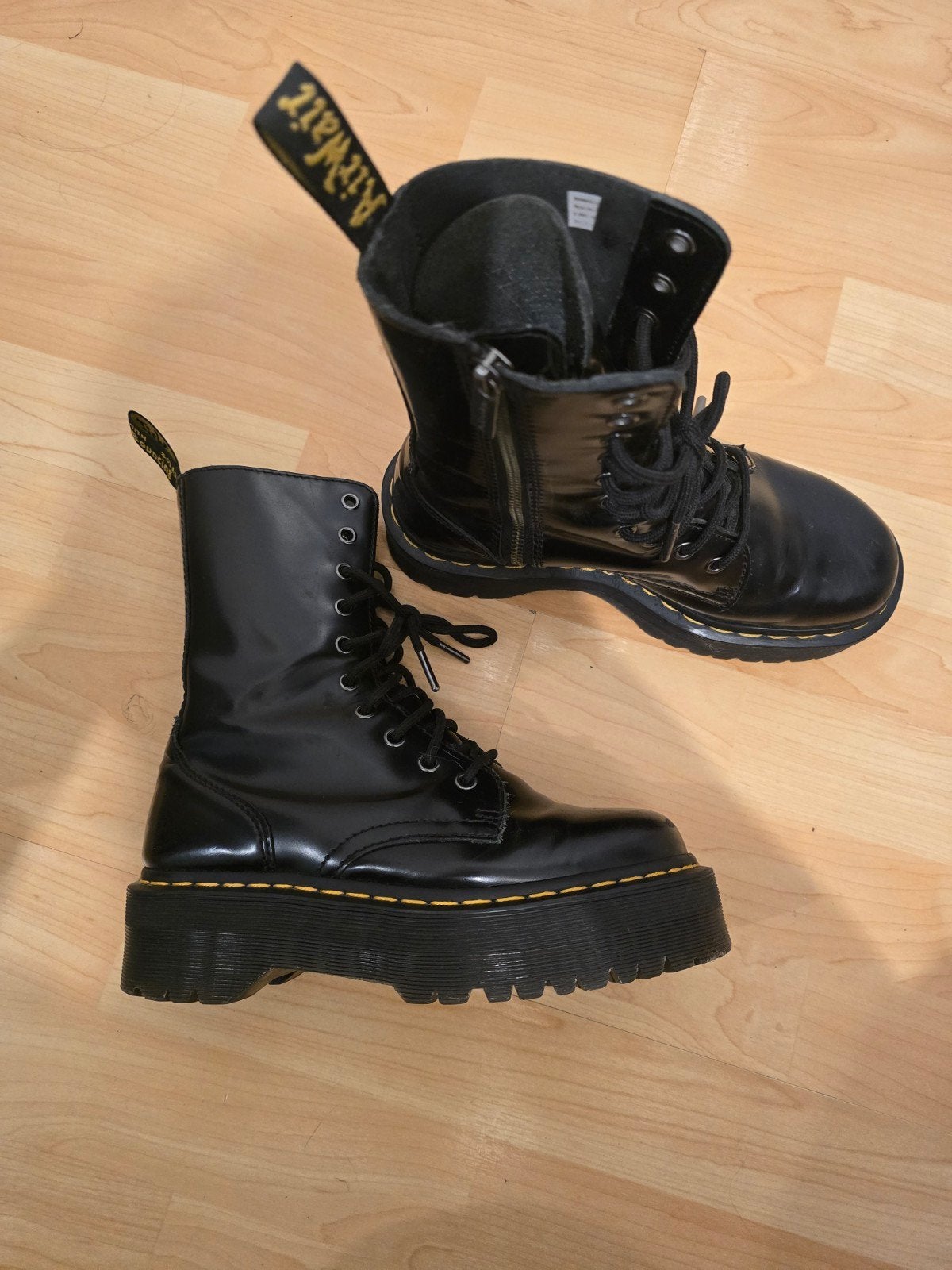 Dr. Martens Jadon Hi Platform Laarzen - Mt 39, Hoge laarzen, Zwart, Ophalen of Verzenden, Dr. Martens