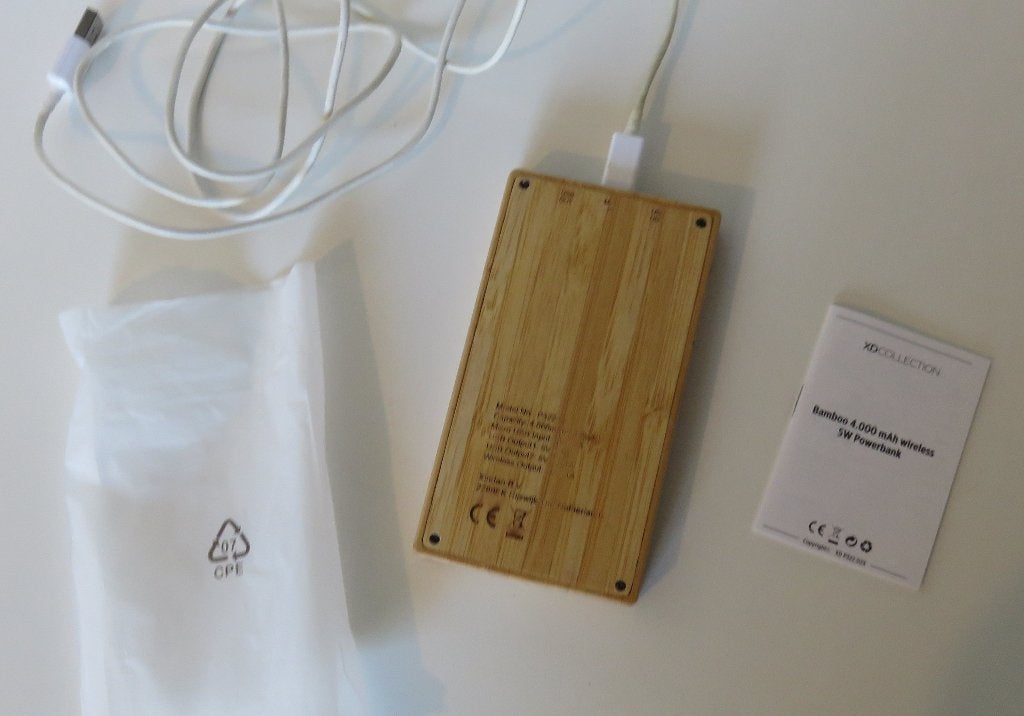powerbank van bamboe, Ophalen of Verzenden, Nieuw