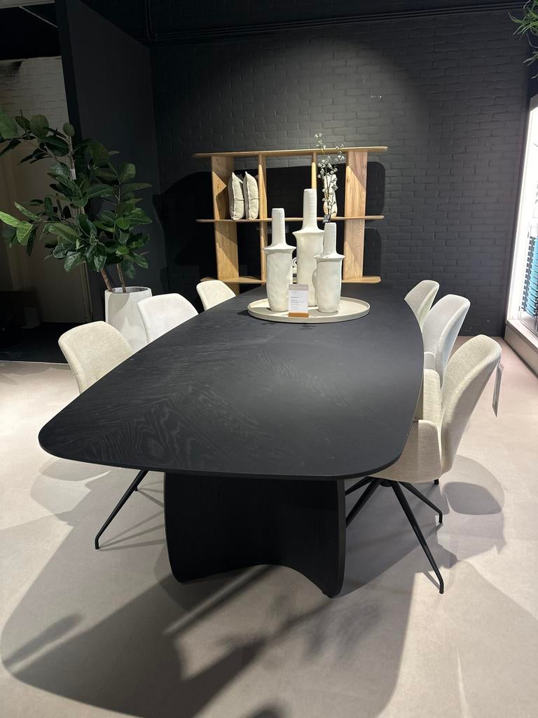 Luxe Eetkamerset: Dolmen Tafel & Mood 95 Stoelen, Ophalen, Zo goed als nieuw