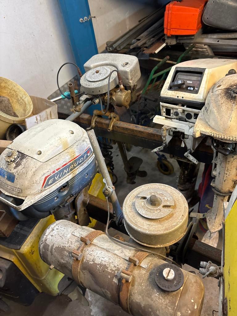 Partij buitenboordmotoren (Evinrude, Yamaha), Ophalen of Verzenden, Gebruikt