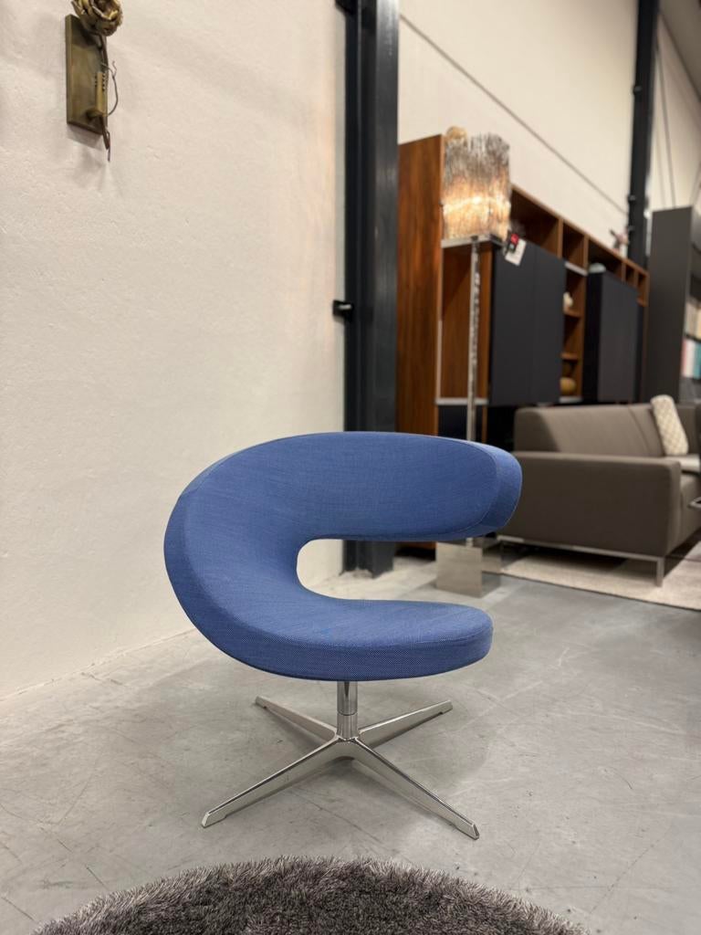 Als nieuw Varier Stokke Peel Club draaifauteuil Design stoel, Huis en Inrichting, Fauteuils, 75 tot 100 cm, Zo goed als nieuw