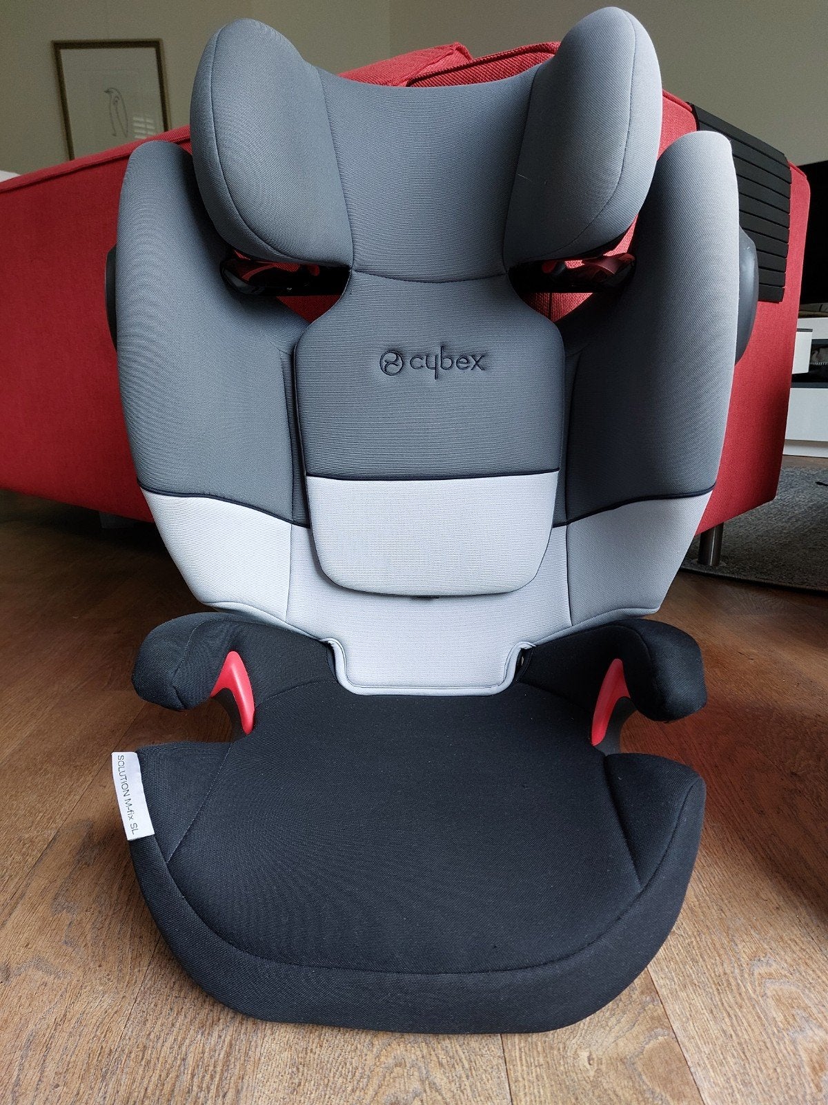 Cybex Solution M-Fix SL autostoel 15-36 kg grijs, 15 t/m 36 kg, Zo goed als nieuw, Isofix, Verstelbare rugleuning