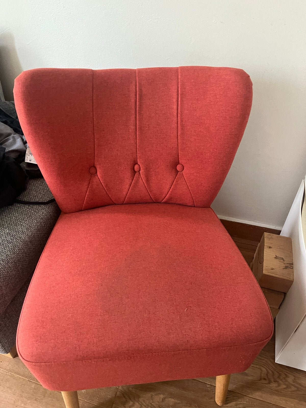 Comfortabele oranje fauteuil - MADE -Zo goed als nieuw, Ophalen, Overige kleuren, Zo goed als nieuw, Eén