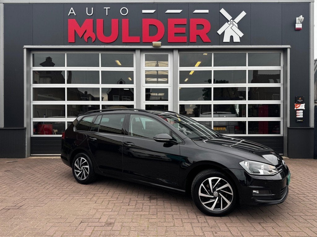 Volkswagen GOLF  VARIANT 1.4 TSI 122PK COMFORTLINE AUTOMAAT, Auto's, Euro 5, Gebruikt, 4 cilinders, Zwart