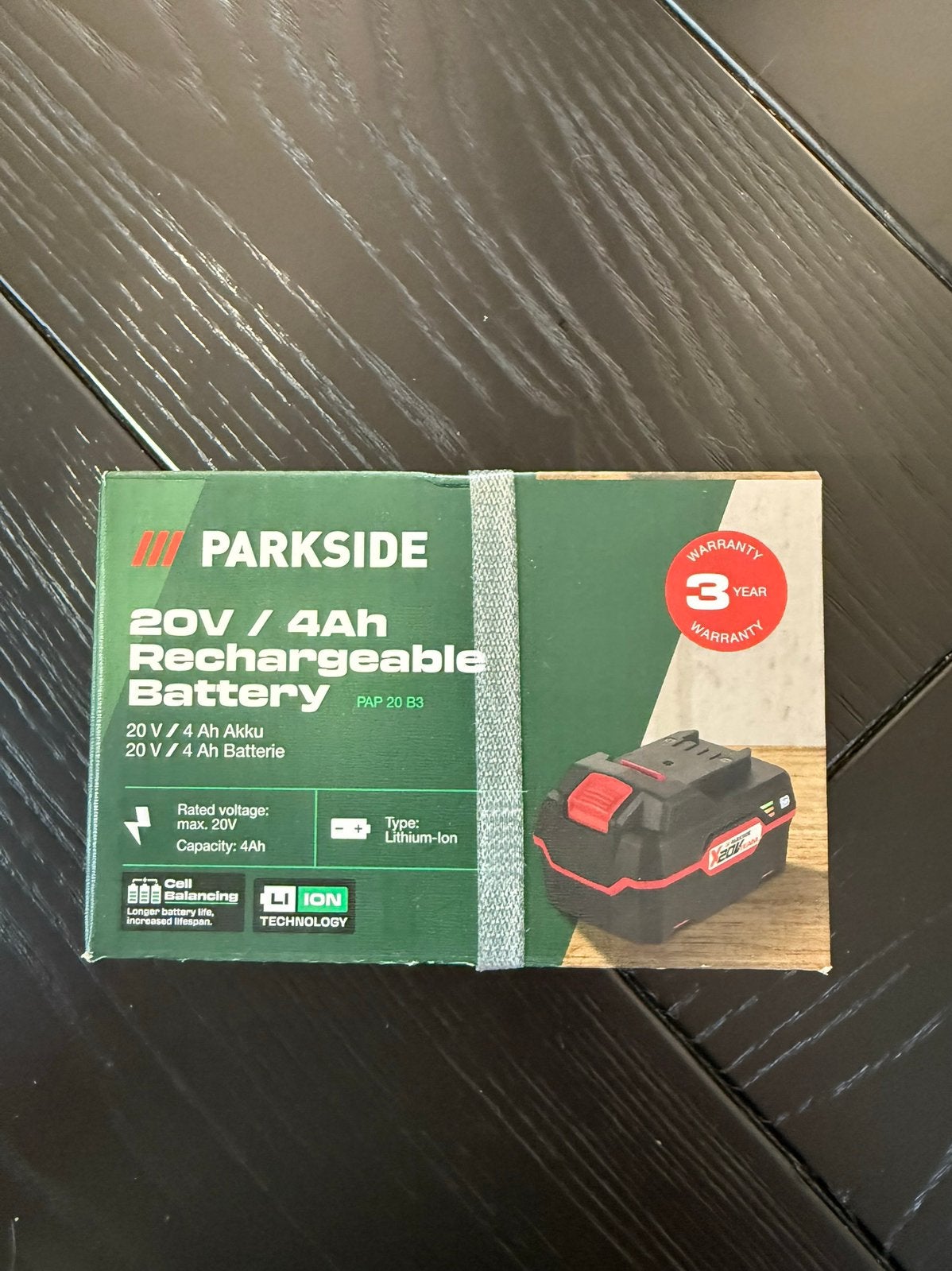 Parkside accu 20v / 4Ah rechargeable battery, Ophalen of Verzenden, Nieuw