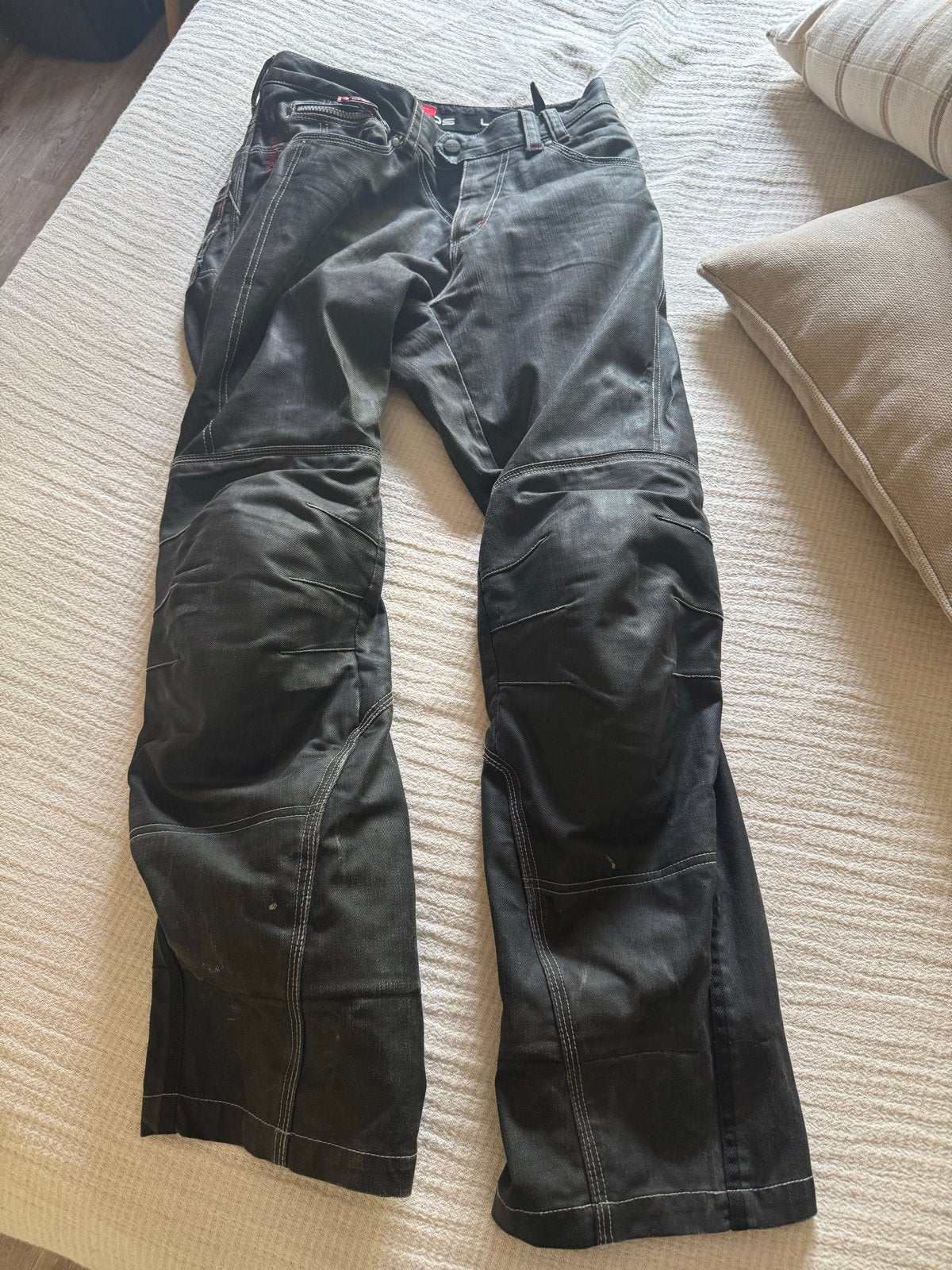 Lindstrands motorbroek (maat 38, Lady), Motoren, Ophalen of Verzenden, Tweedehands, Dames, Broek | textiel