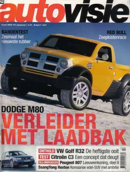 Autovisie 12 2002 : BMW 330xi Touring - VW Golf R32 - Dodge, Boeken, Ophalen of Verzenden, Gelezen, Algemeen