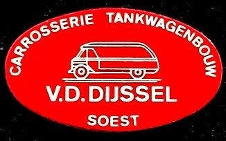 v.d. Dijssel Soest Carrosserie en Tankwagenbouw speld, Ophalen of Verzenden, Nieuw, Transport, Speldje of Pin