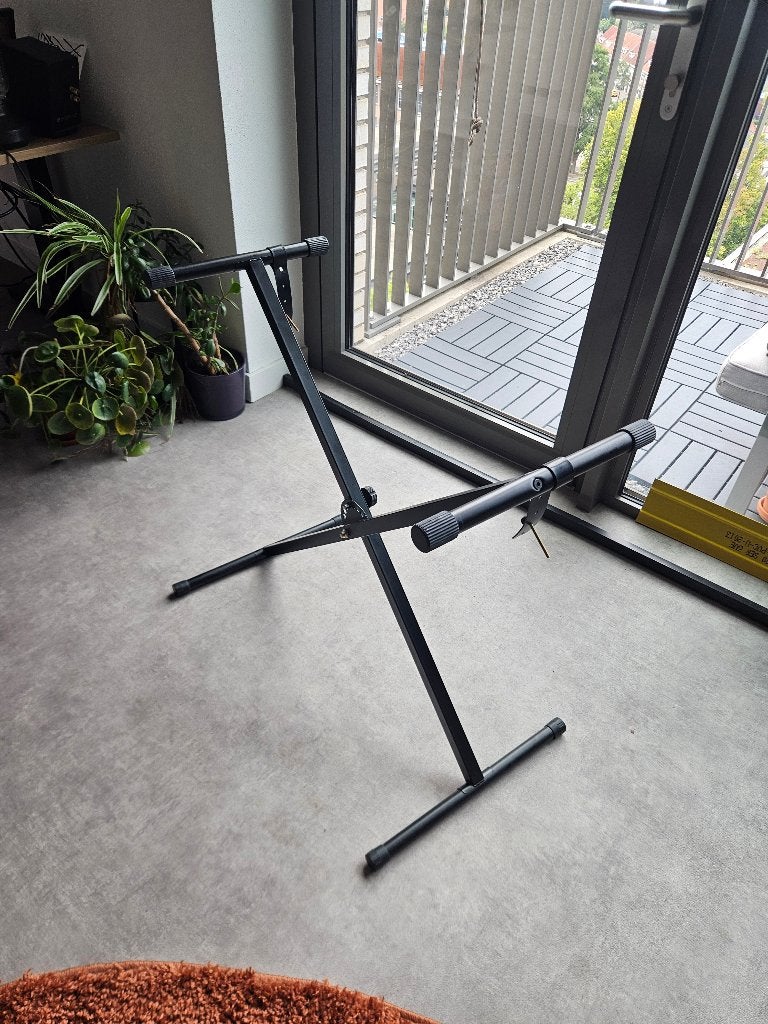 piano standaard, Muziek en Instrumenten, Standaards, Ophalen, Zo goed als nieuw, Instrumentstandaard, Keyboard of Synthesizer