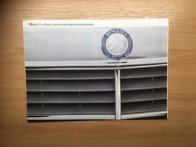 Mercedes-Benz Personenwagen Programma Brochure Juni 1980  NL, Boeken, Ophalen of Verzenden, Zo goed als nieuw, Mercedes