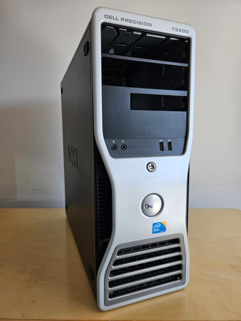 Dell Precision T3500 Workstation - Ideale TrueNAS / Thuisser, Ophalen, Gebruikt, Dell precision tower, Intel Xeon