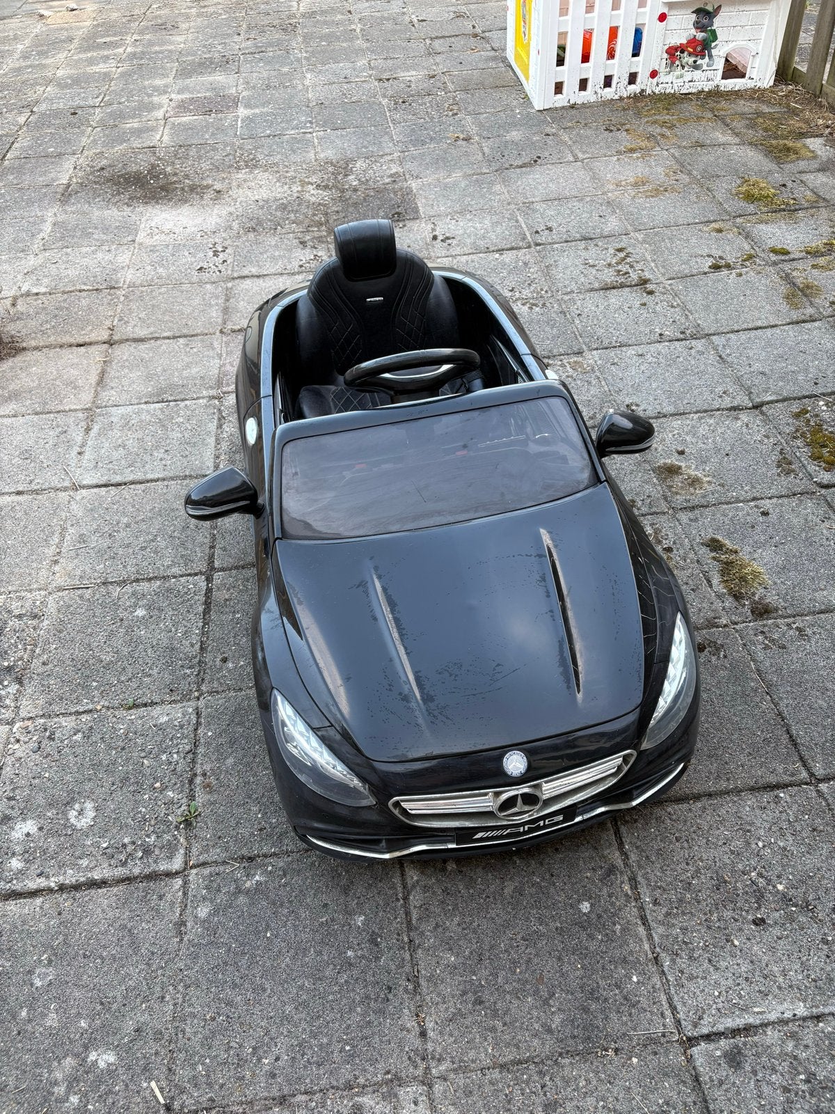 Mercedes-Benz AMG S63 Kinderauto Elektrisch Zwart, Ophalen of Verzenden, Gebruikt