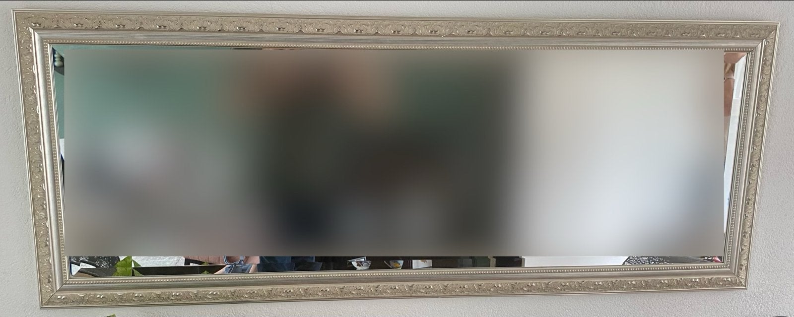 Goudkleurige wandspiegel, 162 x 63 cm, Ophalen, Gebruikt, 125 cm of meer, Minder dan 100 cm