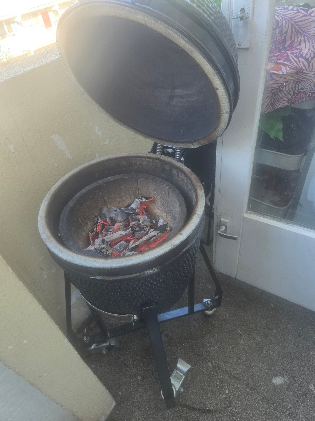 Grill Guru Compact Kamado BBQ - Zo goed als nieuw, Ophalen of Verzenden