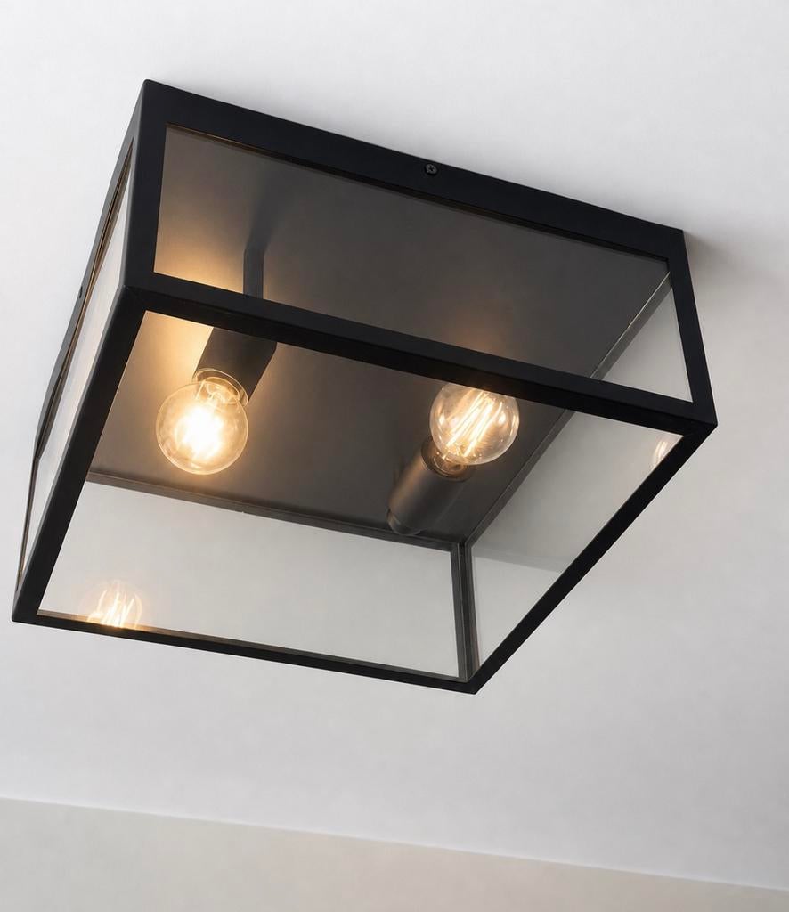 Moderne plafondlamp | industrieel & stijlvol, Ophalen, Zo goed als nieuw