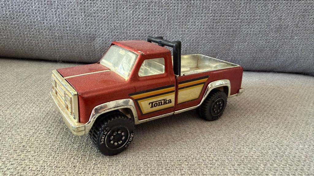 Vintage Tonka Pickup Truck Speelgoedauto - Rood, Ophalen of Verzenden, Gebruikt