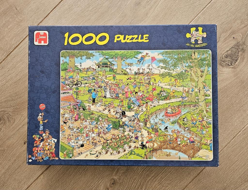 Jan van Haasteren Het Park 1000st, Ophalen, 500 t/m 1500 stukjes, Zo goed als nieuw, Legpuzzel