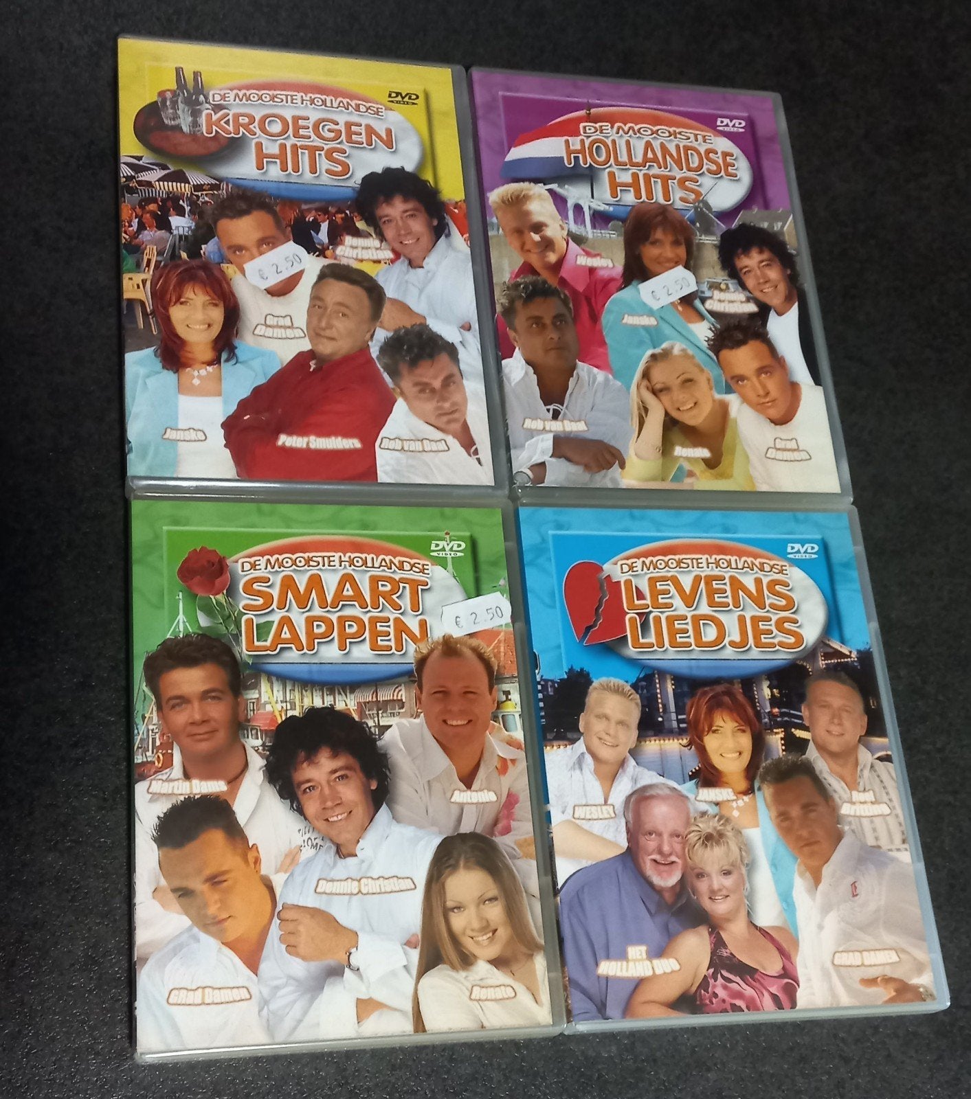 De Mooiste Hollandse Hits DVD Boxset (4 stuks) nummer 5, Alle leeftijden, Ophalen of Verzenden, Boxset