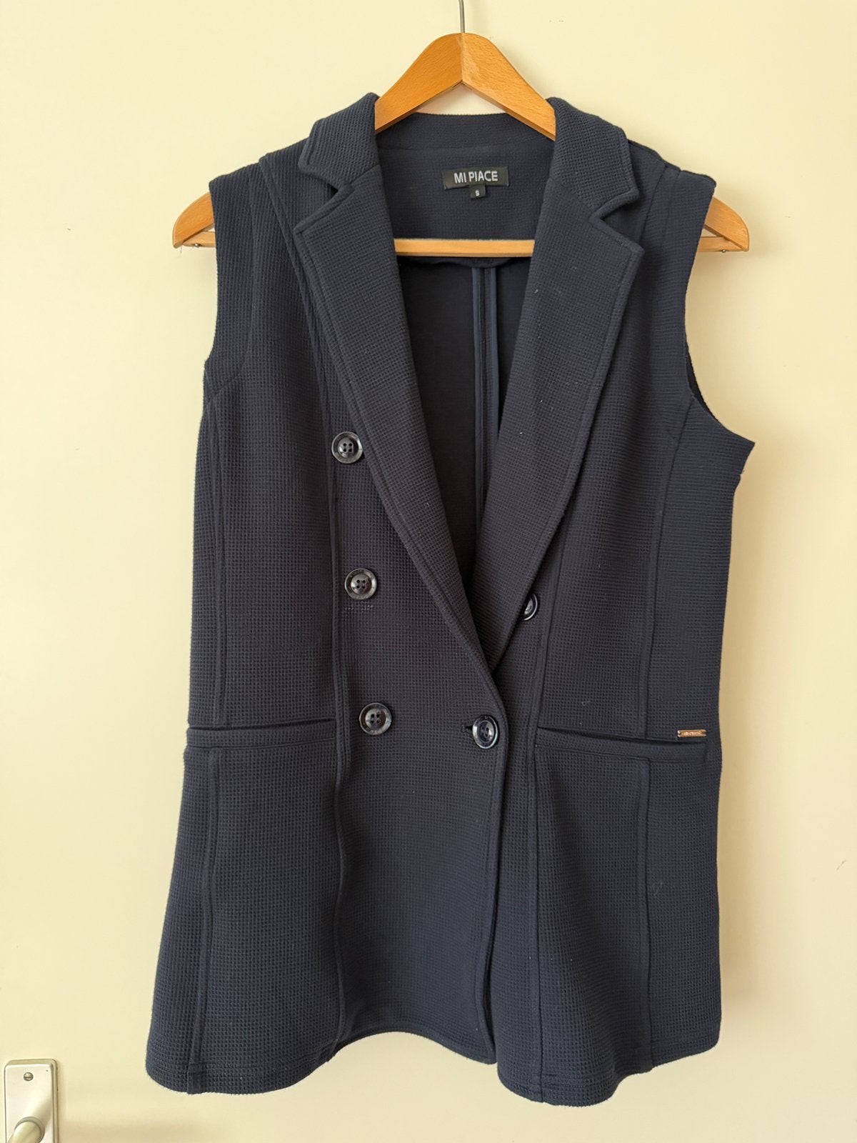 Mi piace gilet S (36/38), Ophalen of Verzenden, Zo goed als nieuw, Maat 36 (S), Blauw