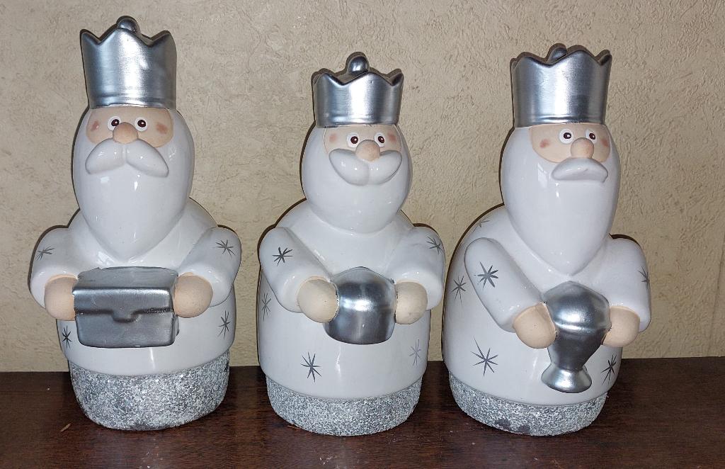 De drie Wijzen / De drie Koningen / 3 beeldjes / Keramiek, Verzamelen, Beelden en Beeldjes, Ophalen of Verzenden, Zo goed als nieuw