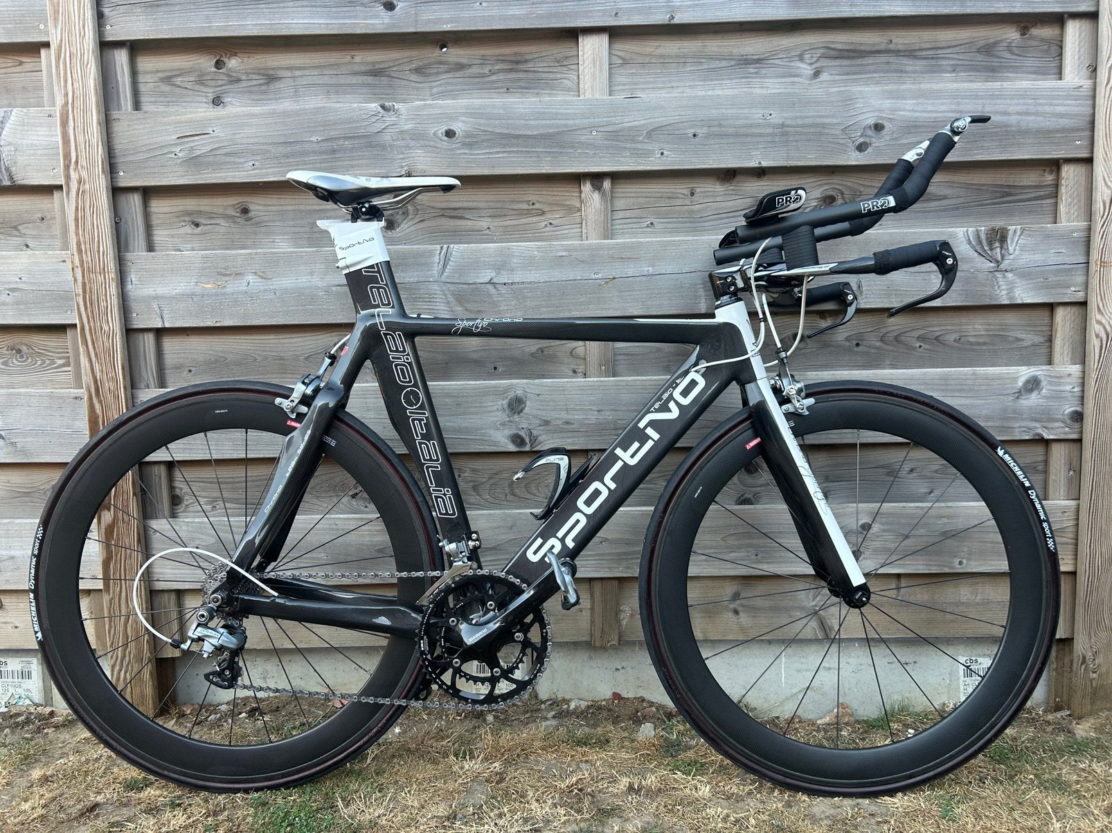 SPORTIVO CRONO tijdritfiets - heel erg goede staat, Carbon, Velgrem, Zo goed als nieuw, Meer dan 20 versnellingen
