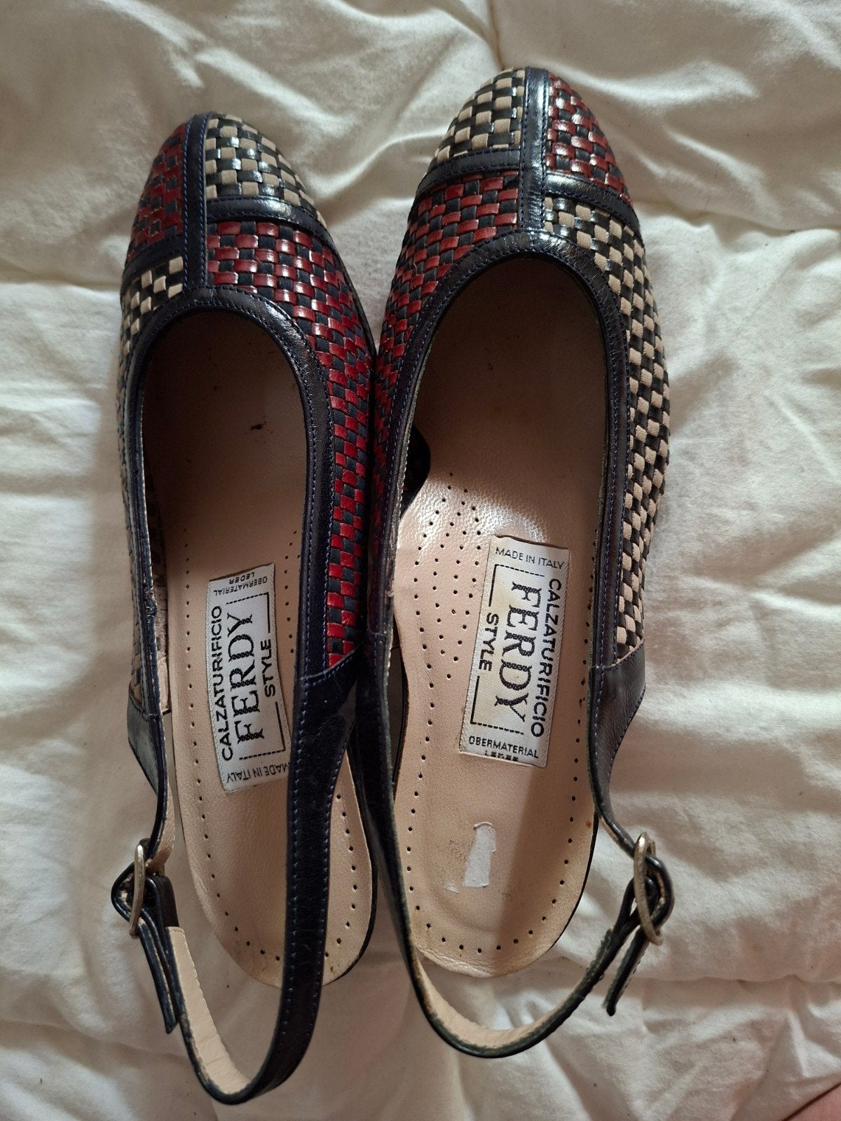 Ferdy Style Leren Slingback Pumps Maat 37, Ophalen of Verzenden
