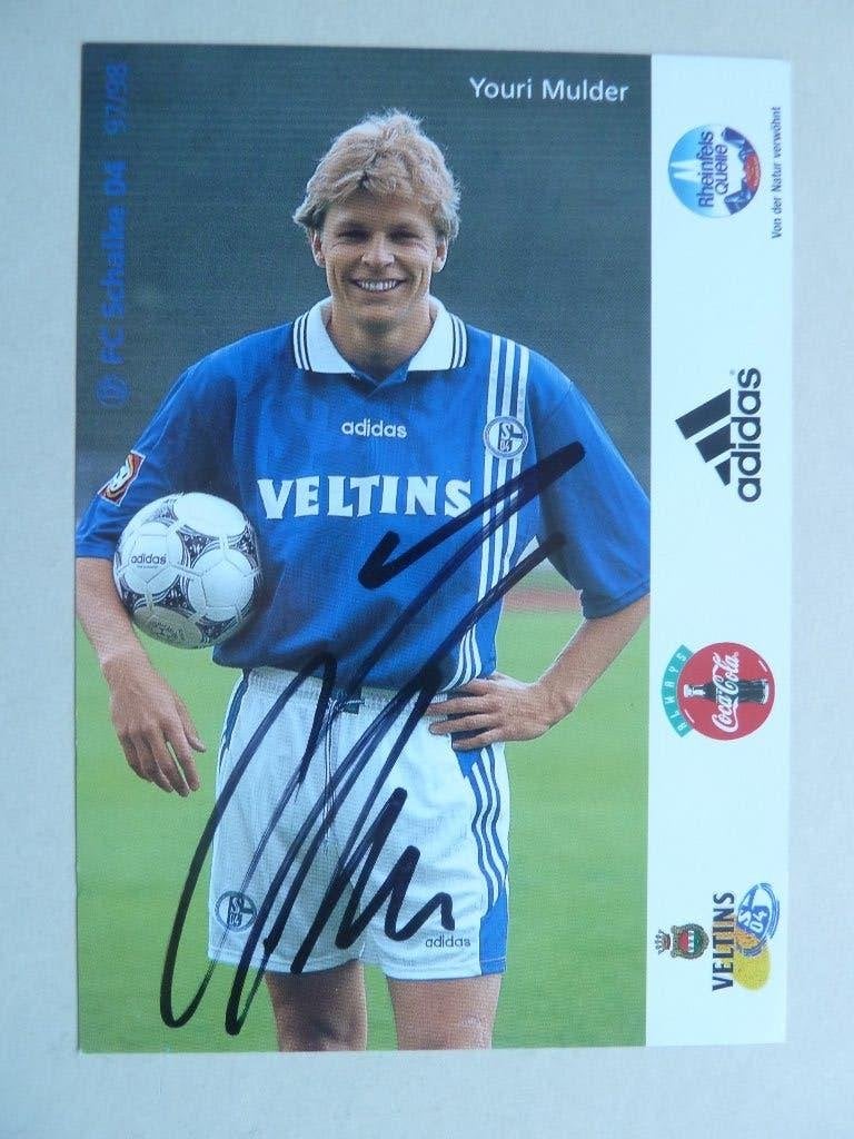 Spelerskaart. Youri.Mulder. Schalke 04, Ophalen of Verzenden, Zo goed als nieuw, Buitenlandse clubs, Spelerskaart