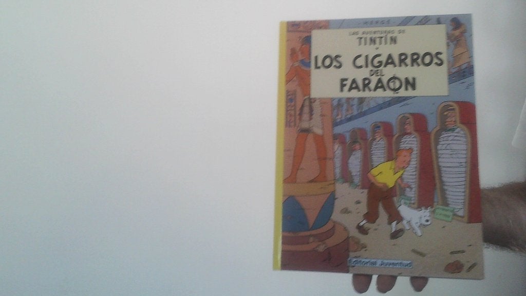 tintin los cigarros del faraon hard cover uit 1985, Eén stripboek, Ophalen of Verzenden, Zo goed als nieuw