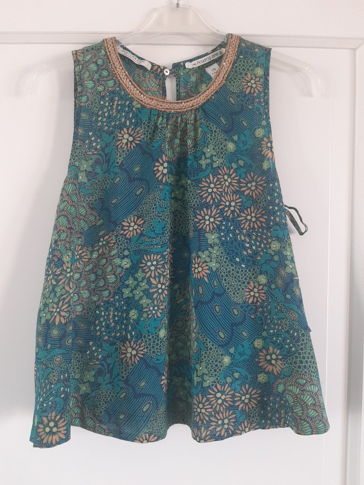 Maison Scotch top maat XS/S, Zo goed als nieuw, Zonder mouw, Maat 34 (XS) of kleiner, Groen