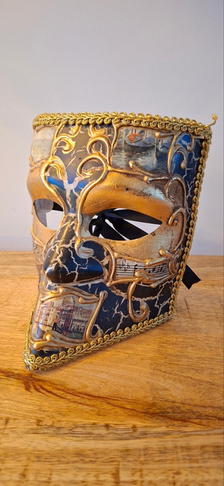 Venetiaans Bauta masker, Ophalen of Verzenden, Zo goed als nieuw