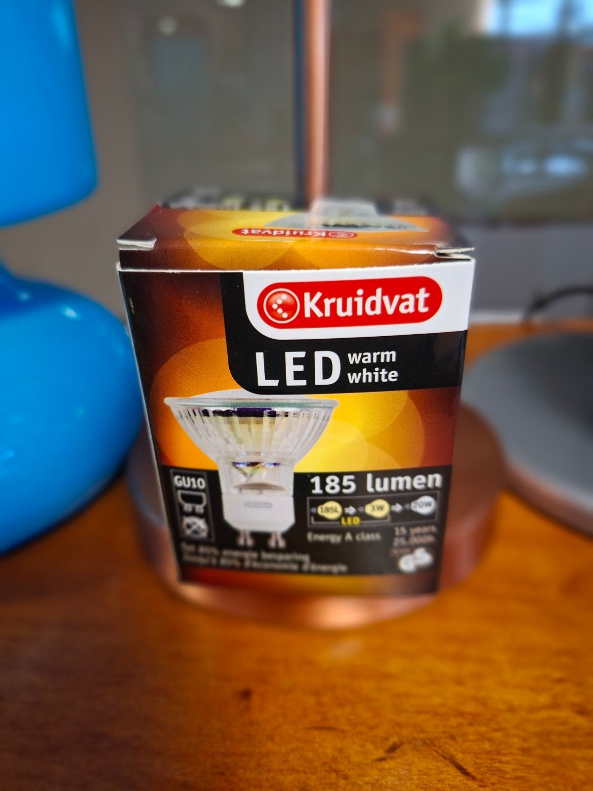 4x Kruidvat LED GU10 Warm Wit 185 lumen lampen, Ophalen of Verzenden, Nieuw