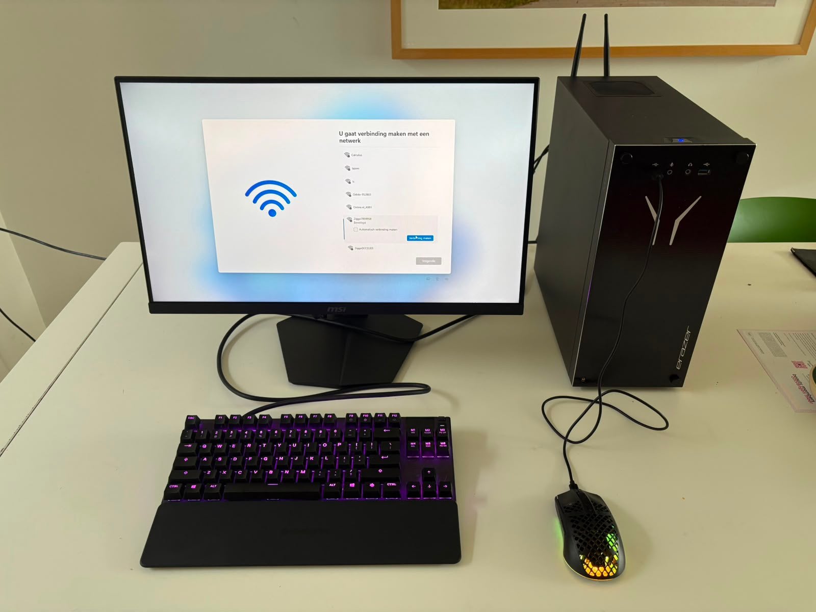 COMPLETE GAMING SETUP, Computers en Software, Ophalen of Verzenden, Zo goed als nieuw, Gaming