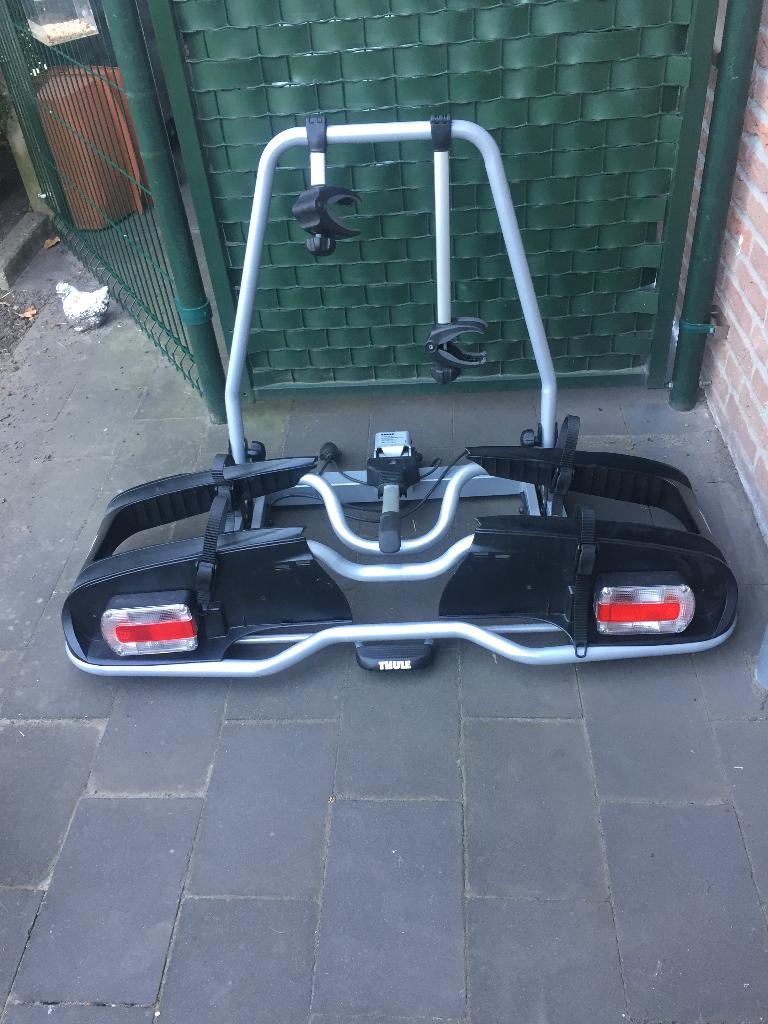 Fietsendrager Thule EP916 voor 2 elektrische fietsen, Auto diversen, Fietsendragers, Ophalen, Gebruikt, Elektrische fiets, 2 fietsen