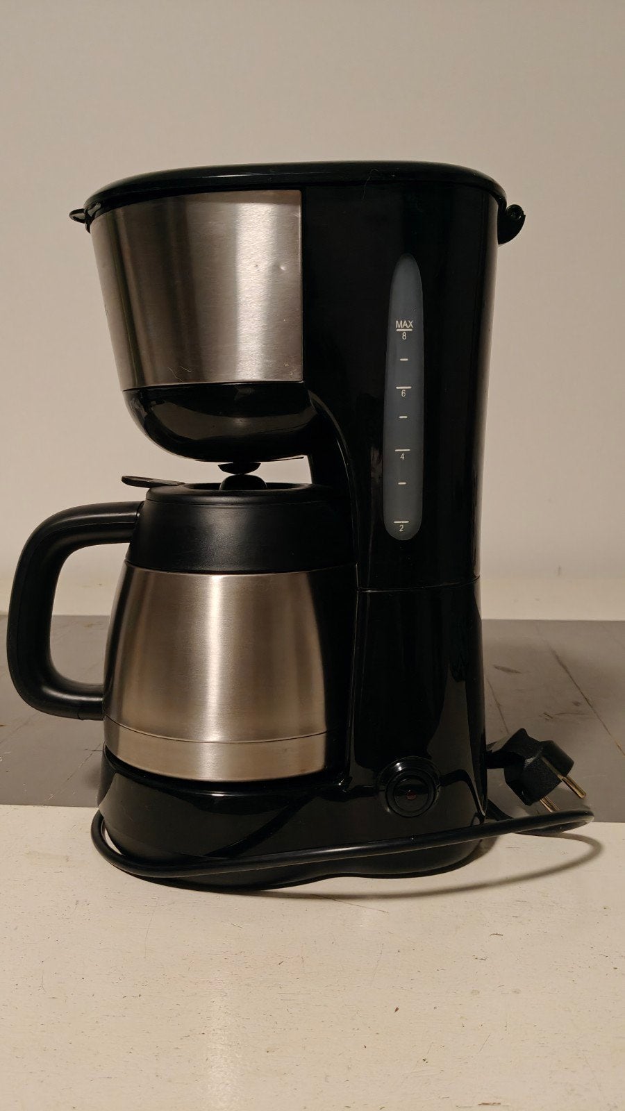 Blokker Koffiezetapparaat met Thermoskan, Witgoed en Apparatuur, Koffiezetapparaten, Ophalen, Gebruikt, Koffiemachine, Gemalen koffie