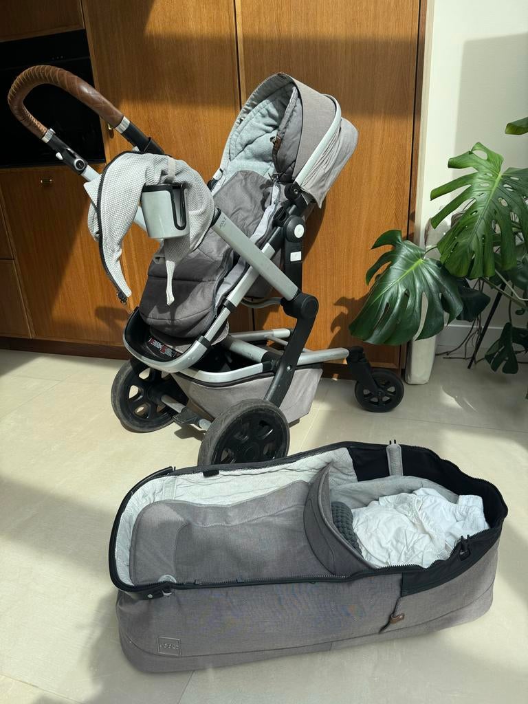 Joolz Day2 wandel/kinderwagen met toebehoren, Gebruikt, Combiwagen, Met reiswieg, Ophalen