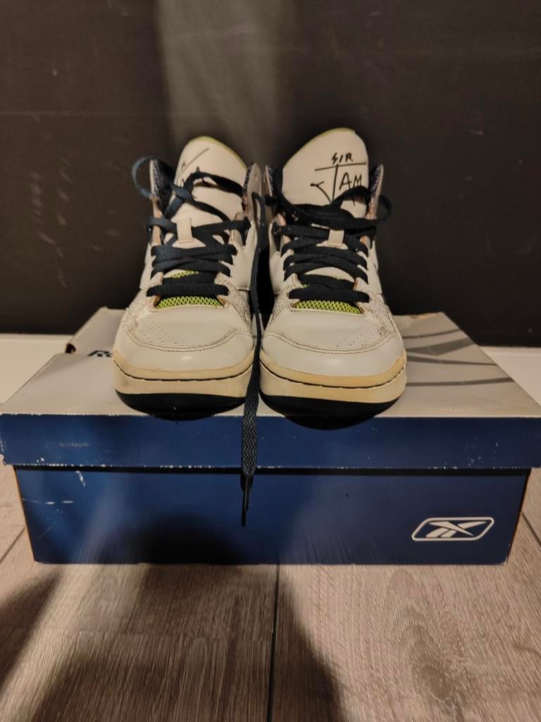 Vintage Reebok Sir Jam Mid Hexalite sneakers OG met doos –, Ophalen of Verzenden