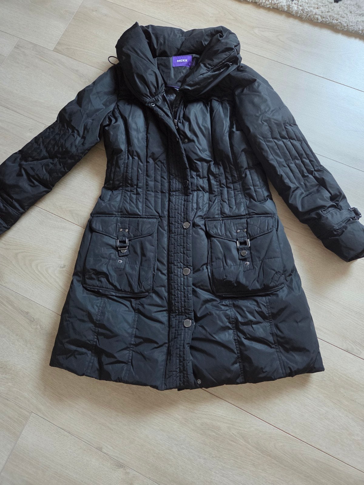 Prachtige Mexx winterjas - Maat 46, Kleding | Dames, Mexx, Zwart, Maat 46/48 (XL) of groter, Ophalen of Verzenden