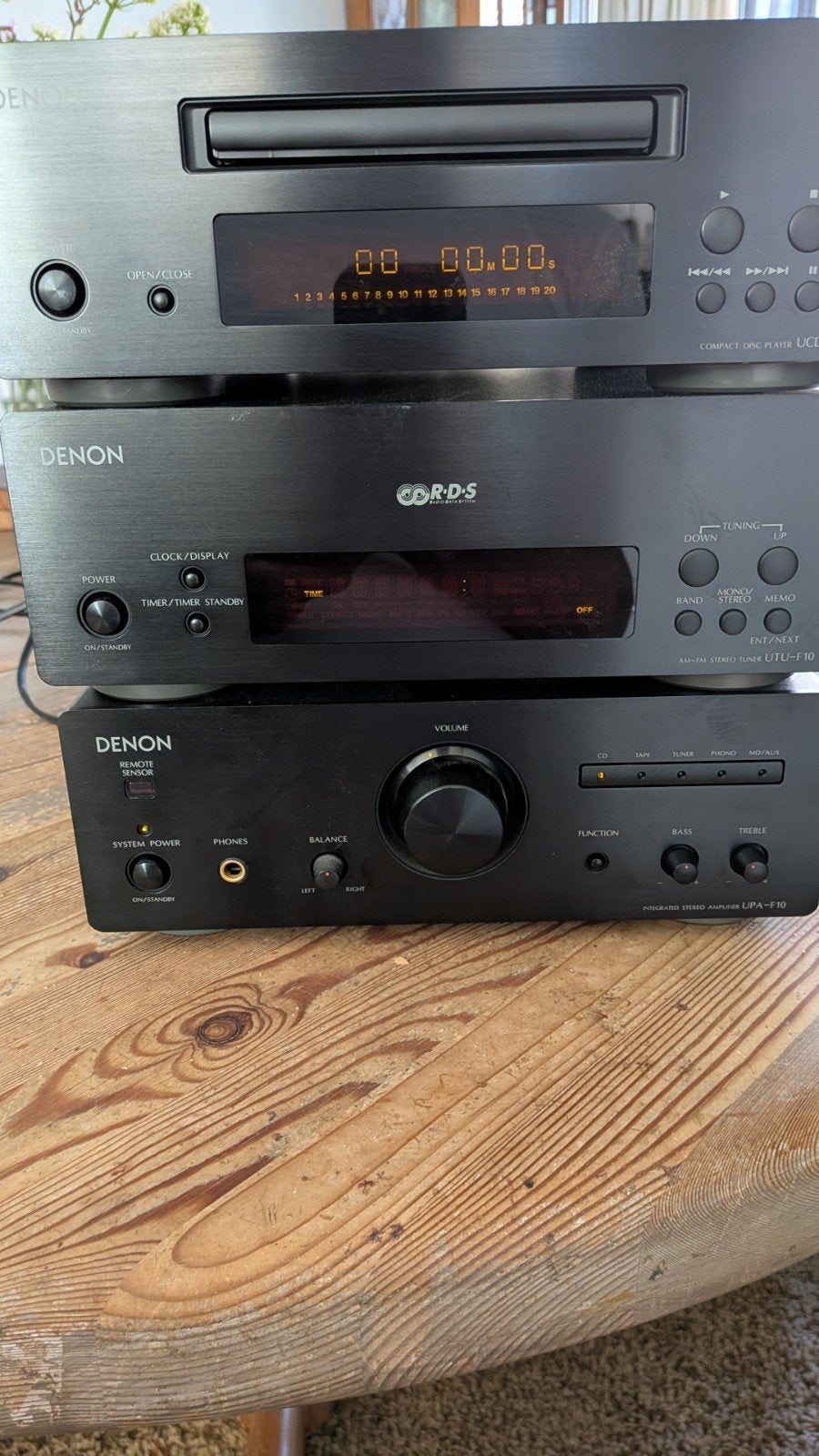 Denon Mini audio systeem D-F10, Ophalen, Denon, Zo goed als nieuw, Tuner of Radio