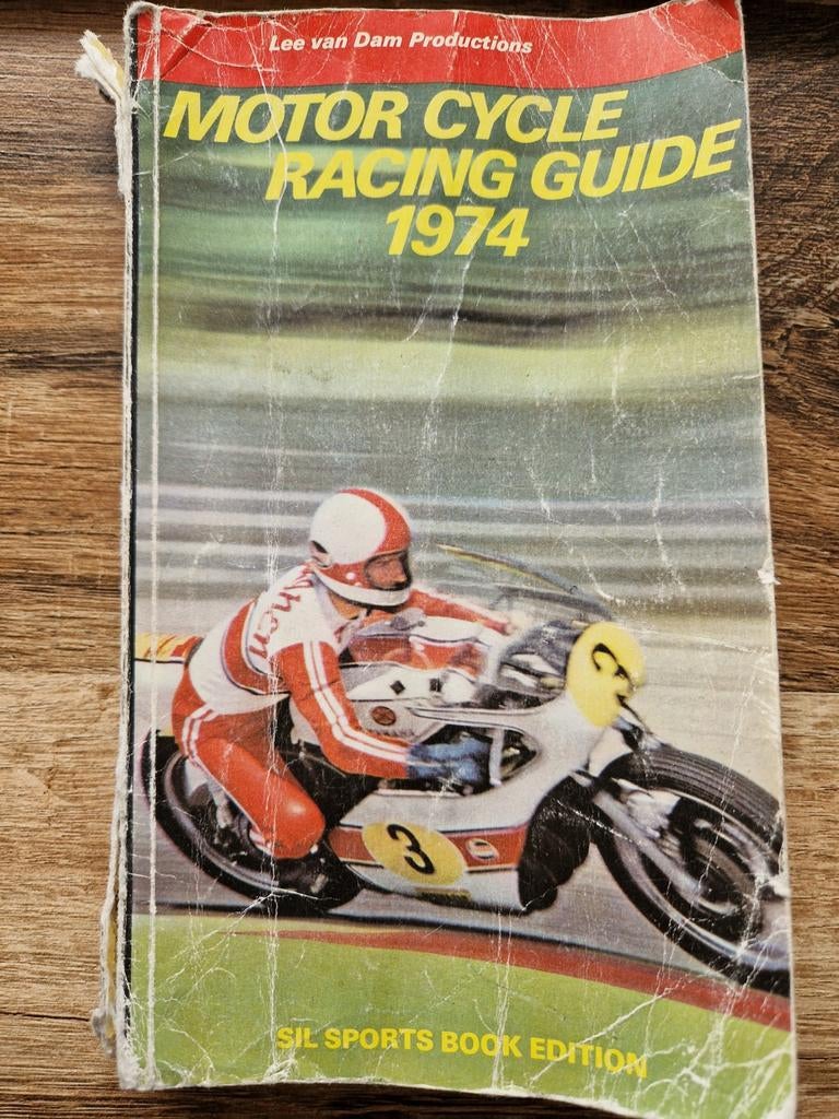 MOTORCYCLE RACING GUIDE 1974 MOTOR CROSS TRAIL DAYTONA, Boeken, Ophalen of Verzenden