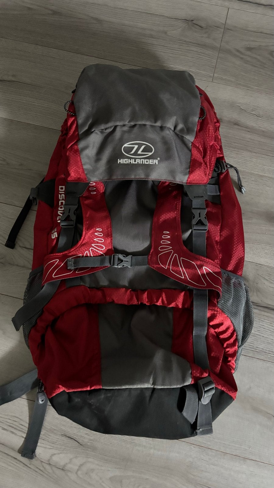 Highlander discovery 65L backpack, Ophalen, 30 cm of meer, Gebruikt, Minder dan 35 cm