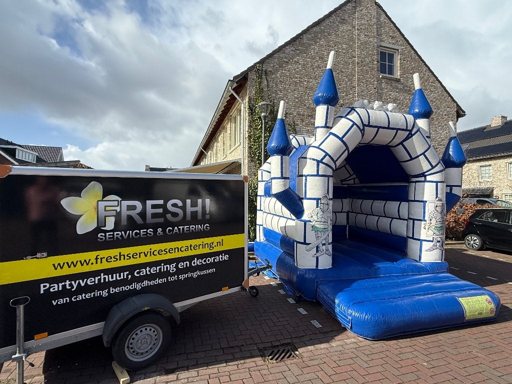 Midi Springkussen Kasteel te huur bij Fresh!, Ophalen, Zo goed als nieuw, Overige