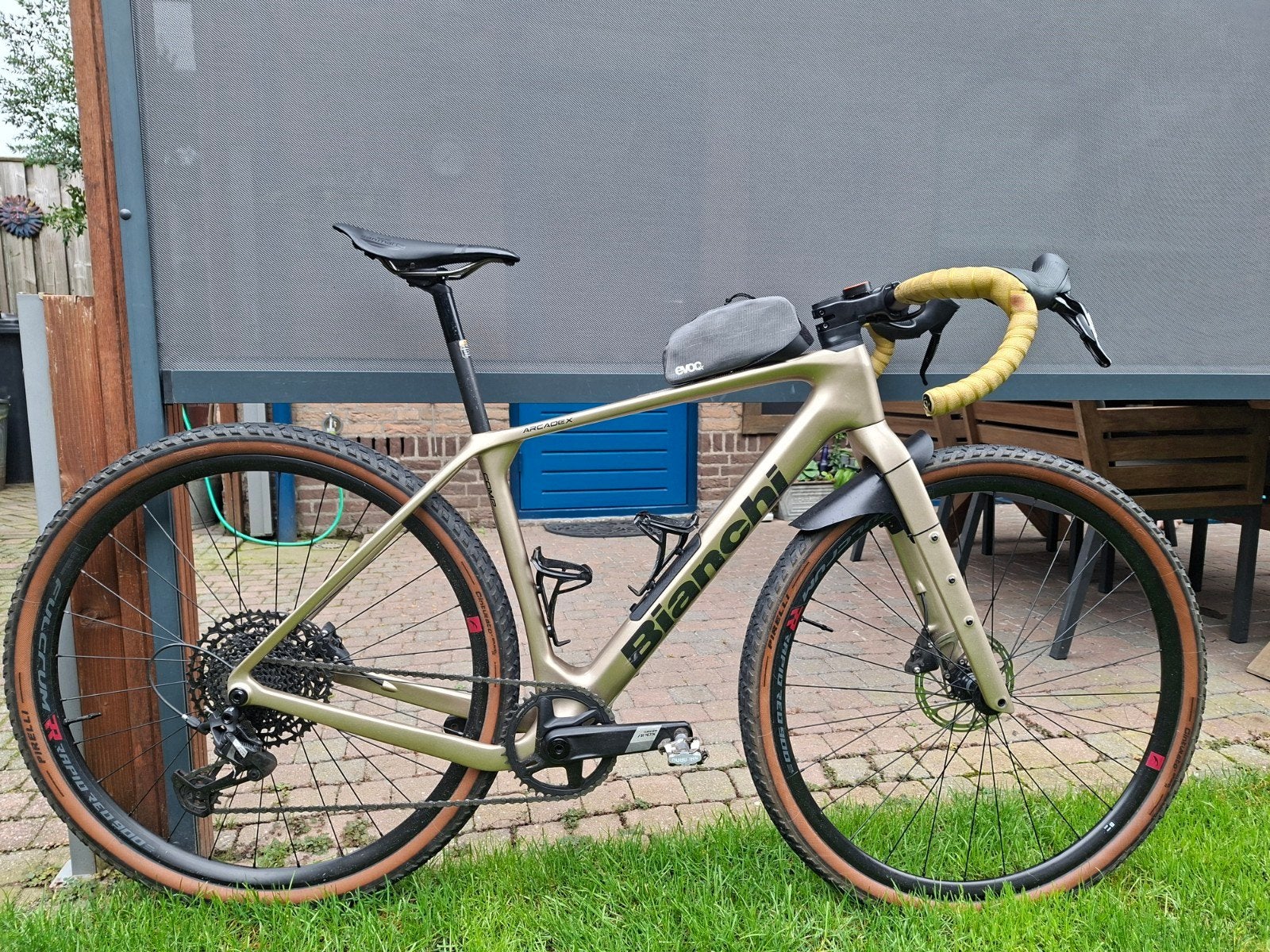 Bianchi Arcadex 1x12 Sram Apex tubeless als nieuw S, Carbon, 10 tot 15 versnellingen, 49 tot 53 cm, Zo goed als nieuw