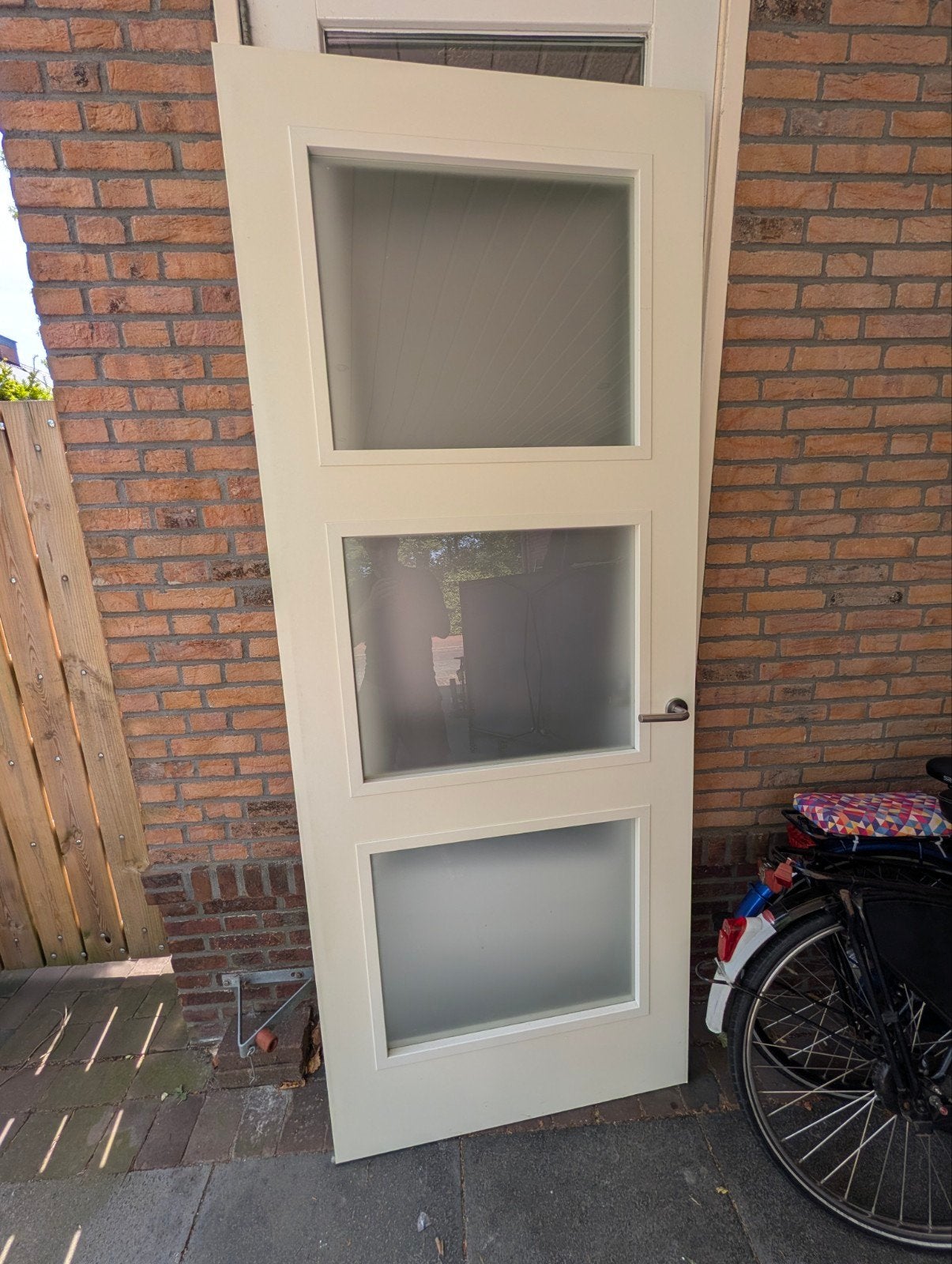 binnendeur 231cm x 92cm, Ophalen, Zo goed als nieuw, Binnendeur, 200 tot 215 cm